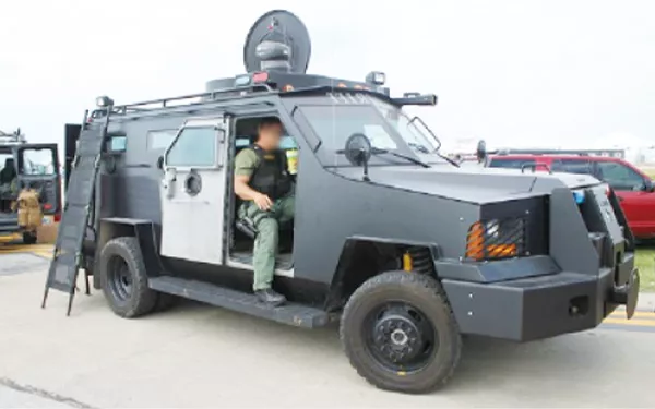 Police equipment vehicle